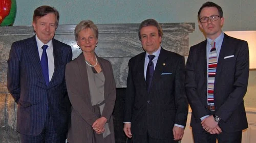 Jan Edward Craanen, Elisabeth Nilsson, Martin Rivera Gomez och Christian Gustavsson. Foto: Max Elofsson