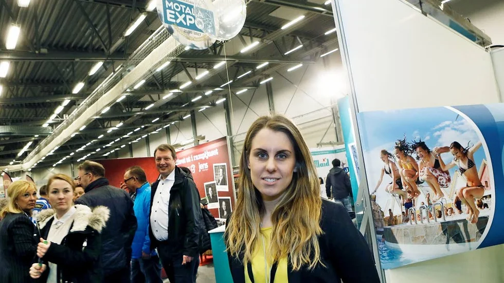 Margareta Hagman från Tillväxt Motala är nöjd med helgens Motala Expo.