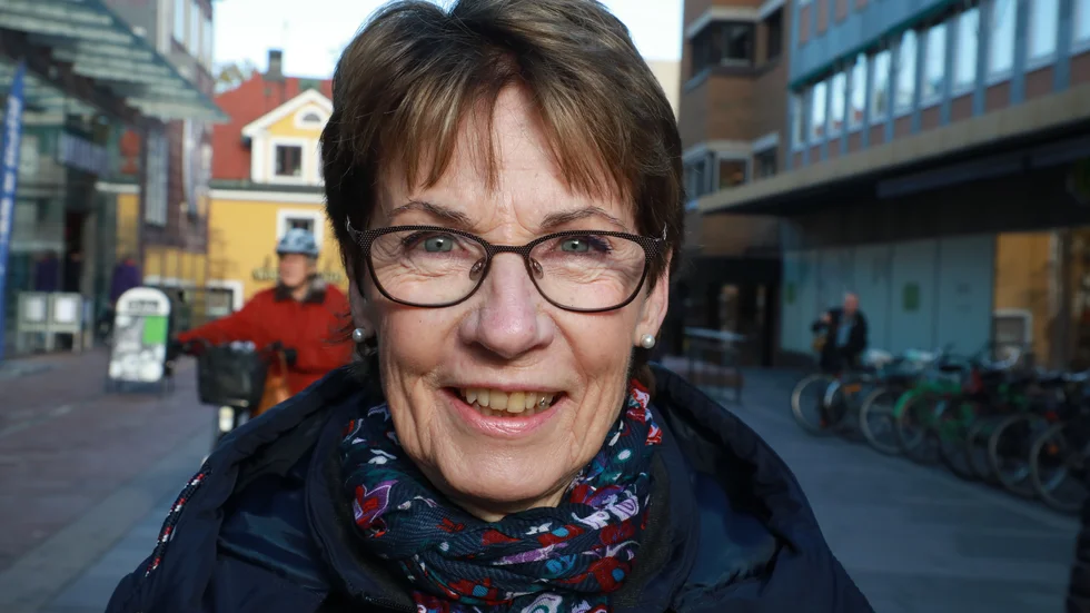 "Jag känner ingen rädsla alls. Linköping är en trygg stad att bo i", säger Ann-Christin Aronsson.