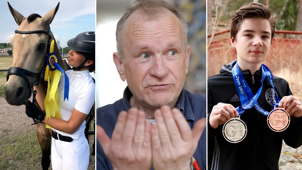 Tidigare pristagare av kultur- och idrottspriset i Trosa. Från vänster ses idrottspristagaren 2018 Josefine Kjellsröm, kulturpristagaren 2016 Jim Axén och idrottspristagaren 2017 Jacob Wiberg. 