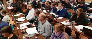 Många barn ville prova hockey 
