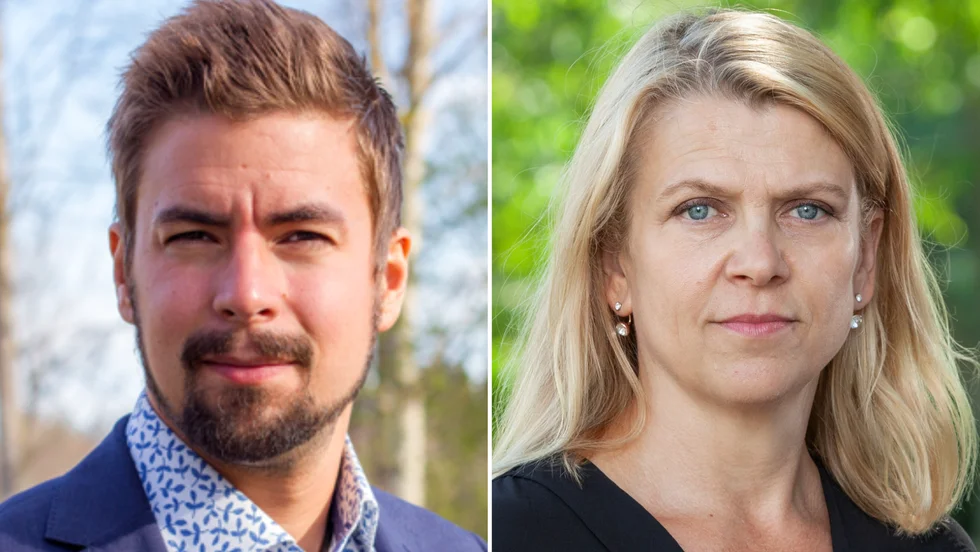 Linus Lakso och Marielle Lathi står överst på Miljöpartiets valsedel i Eskilstuna.