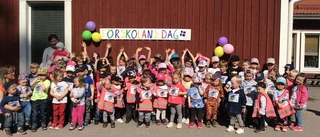 I dag är det förskolans dag – så här firades det på Skogsbackens förskola