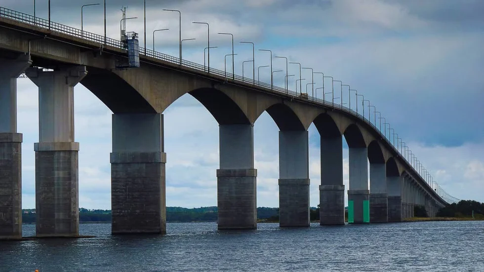 Renovering pågår. Ölandsbron ska renoveras för 124 miljoner kronor.