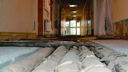 Vattenläckan gav omfattande skador på demensavdelningen på Eklidens äldreboende i Virserum.