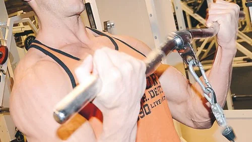 Förberedd. Per Ekbjörn har satsat helhjärtat inför tävlingsdebuten i bodybuilding i helgen. Foto: Magnus Strömsten