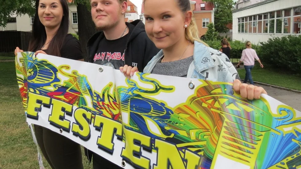 Natalie Jakovceski, Assar Asplund och Vendela Åstrand kommer alla att jobba med Parkfesten.