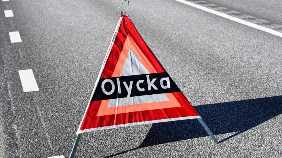 Olyckan inträffade på söndagseftermiddagen.