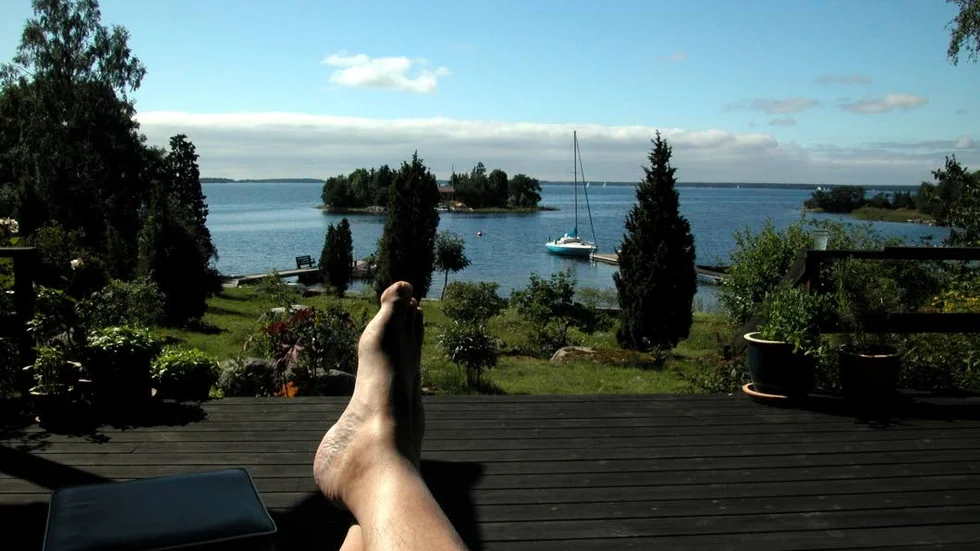 Lugn och ro.
Att göra absolut ingenting ibland är bra för hälsan