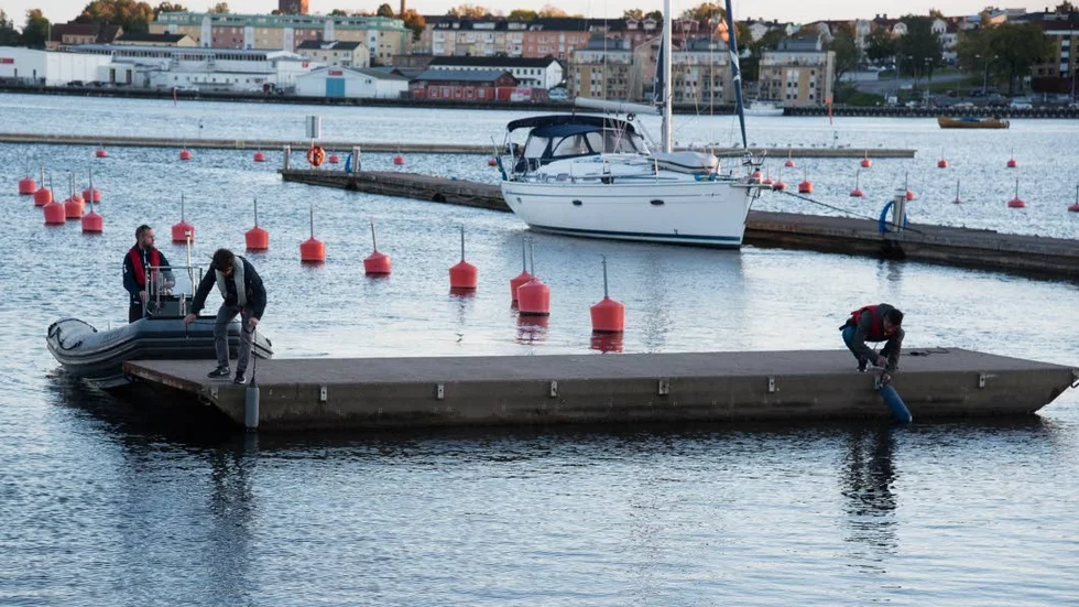 Gästhamnen, Västervik.
Planerna på en ny, central gästhamn, bekymrar Gränsöbon Stig B.