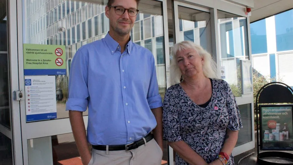Emil Broberg och Kerstin Lundberg, Vänsterpartiet.