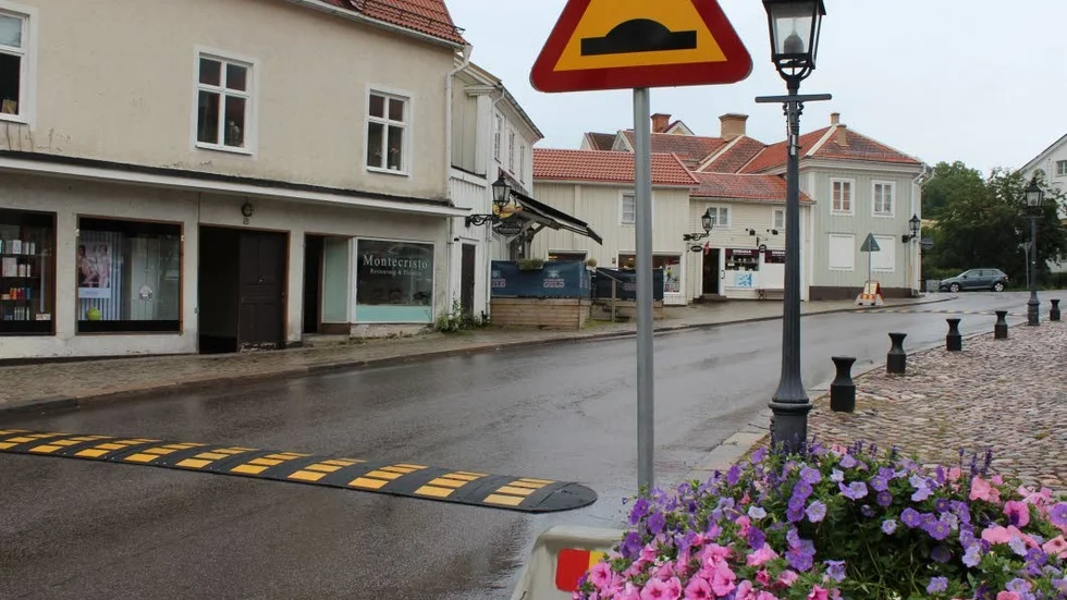 Farthinder vid gamla torget i Gamleby, nu för andra sommaren i rad.