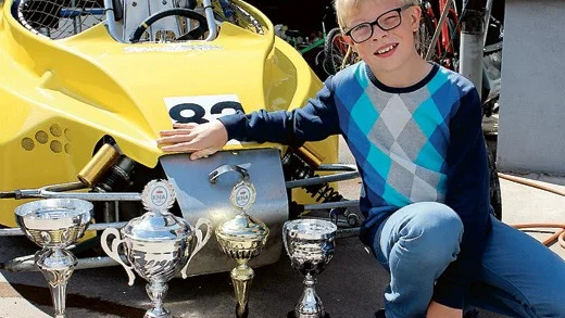 Det har blivit en hel del bucklor för Oskar Andersson.