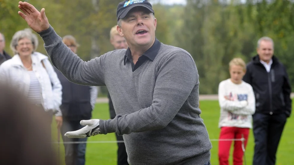 Dragplåster. Joakim Haeggman är en av tre världskända golfare som kommer till Västerviks GK och Sommarslaget. De andra två är Jarmo Sandelin och regerande mästaren Mats Hallberg.