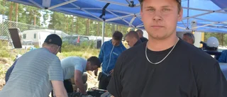 SEMESTERRACET: Patrik fick en tung start