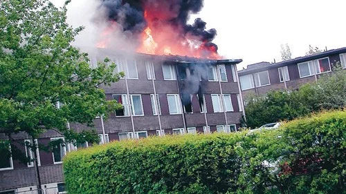 Brand på Flamman i Linköping