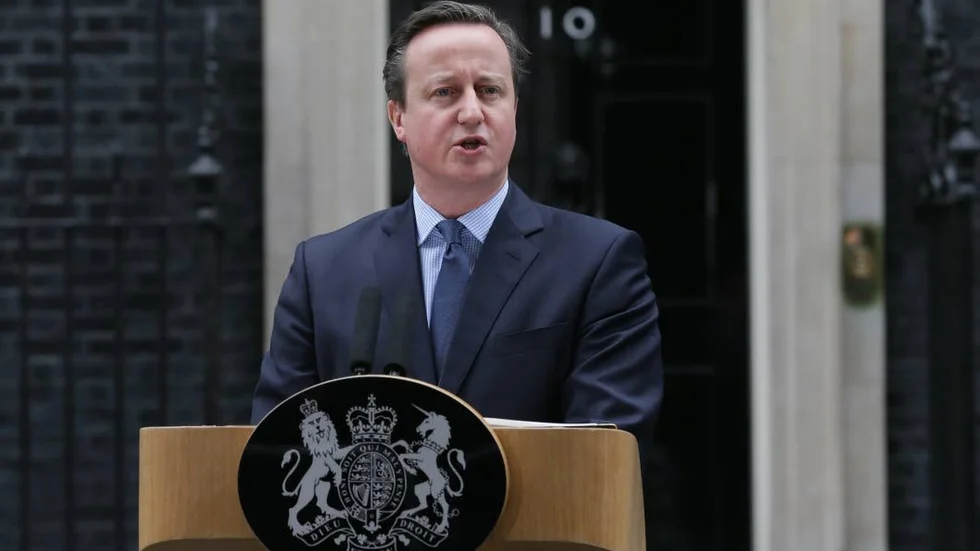 David Cameron. Utlyser folkomröstning om Storbritanniens EU-medlemskap den 23 juni.