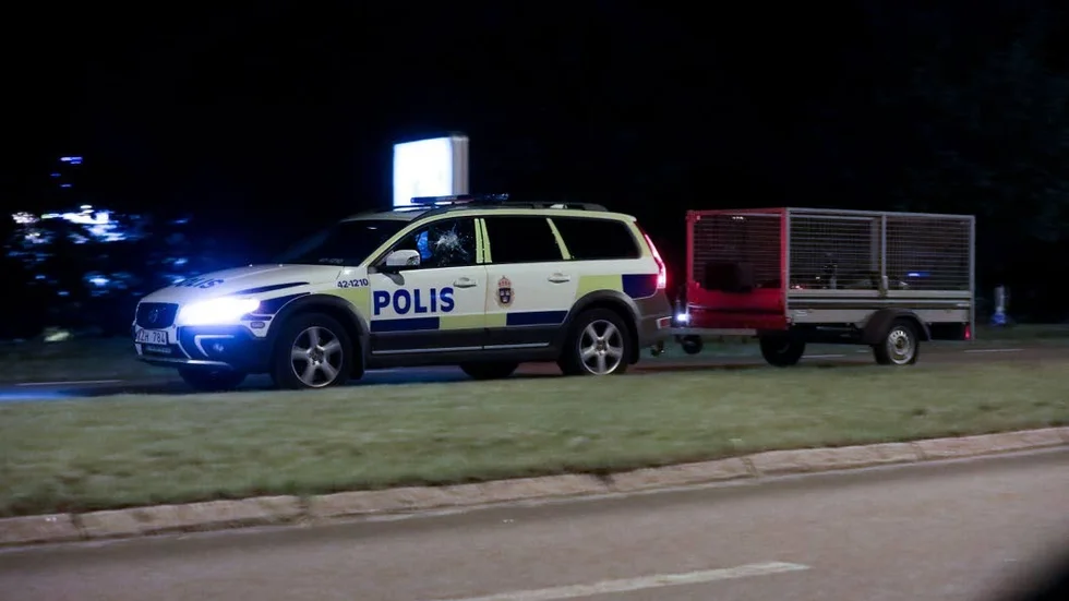 Polisen beslagtog i torsdags den prejade mopeden från Skäggetorps centrum