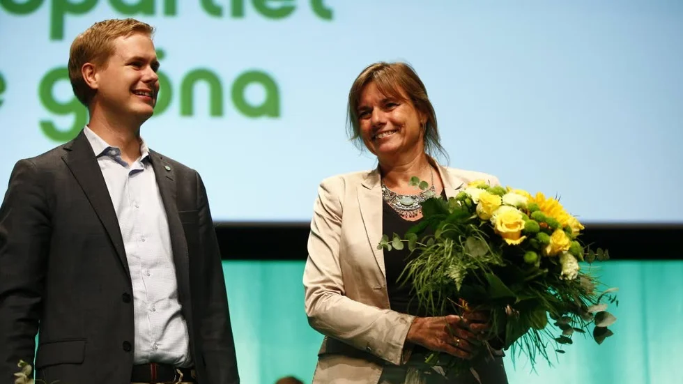Isabella Lövin och Gustav Fridolin har ett nära samarbete. - Det är ett kollektivt ledarskap, säger de.