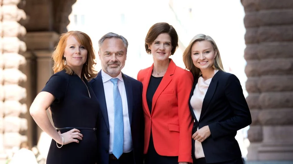 Opposition? Annie Lööf (C), Jan Björklund (L), Anna Kinberg Batra (M), Ebba Busch Thor (KD).