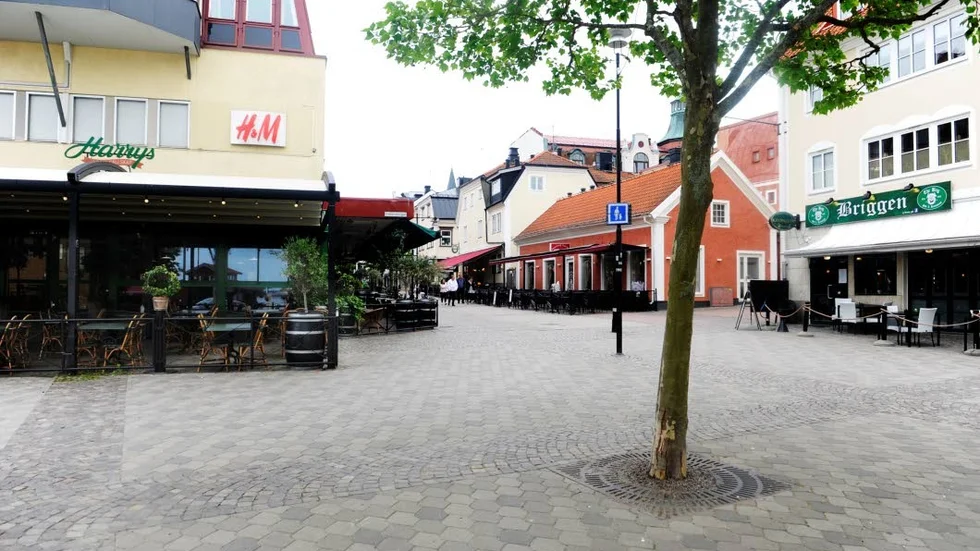 Fiskartorget.
Torget har avlastats med trfiken utan några negativa konsekvenser.