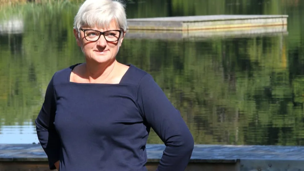 "Badplatsen används flitigt, inte bara av vår församling", säger Monica Söderqvist, Nya Slottet Bjärka Säby.