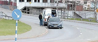 Brunnslock orsakade punktering