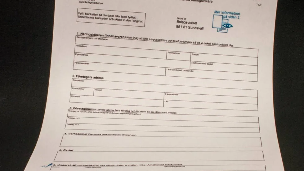 Företag. Det är första gången sedan 2013 som antalet registreringar av nya företag sjunker.