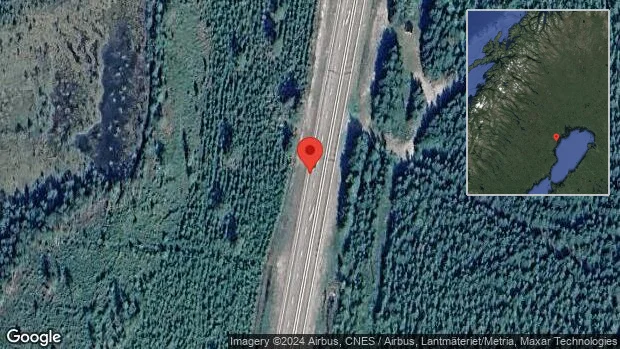 Stopp på E4 på grund av trafikolycka med en personbil och en lastbil