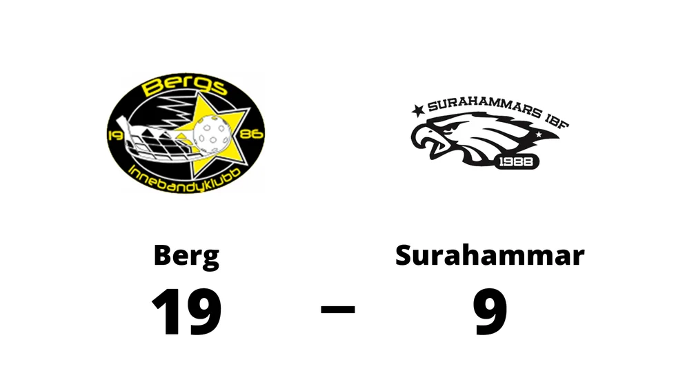 Bergs IK vann mot Surahammars IBF