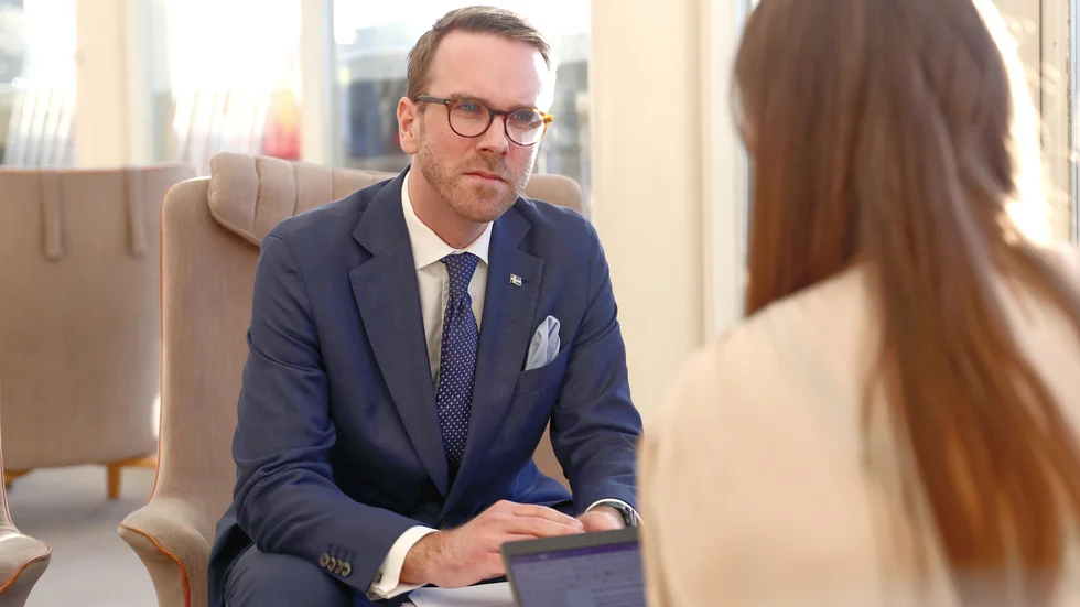Bostads- och infrakturministern Andreas Carlson (KD) svarade på Johan Anderssons (S) frågor om domstolars handläggningsprocesser.