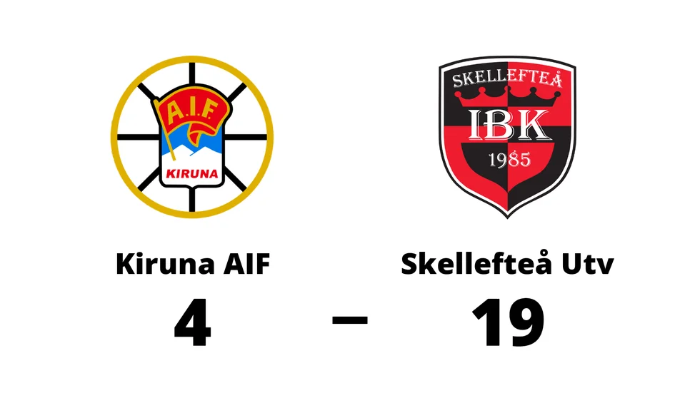 Kiruna AIF förlorade mot Skellefteå Utv