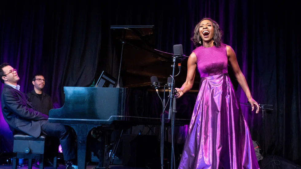 Världssopranen Jeanine de Bique och pianisten Aaron Wajnberg bjöd på ett varierat program