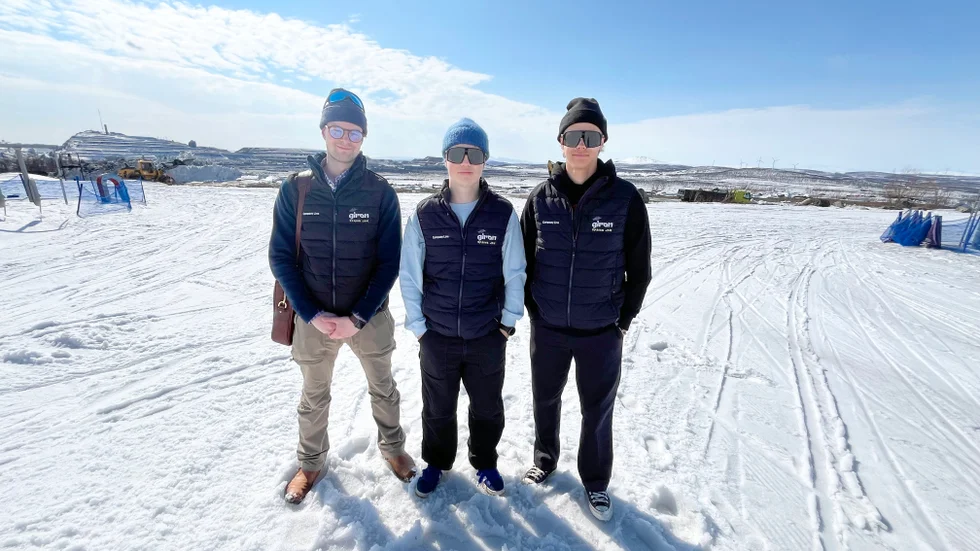 Gustav Rutfors, 22, Wilmer Tuoremaa, 23 och Oliver Movenius, 23 arrangerar Giron spring jam tillsammans. 