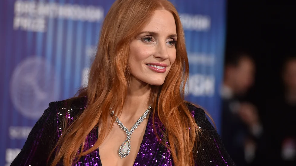 Jessica Chastain spelar den kvinnliga huvudrollen i dramat "Memory".