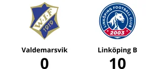 Linköping B utklassade Valdemarsvik på bortaplan