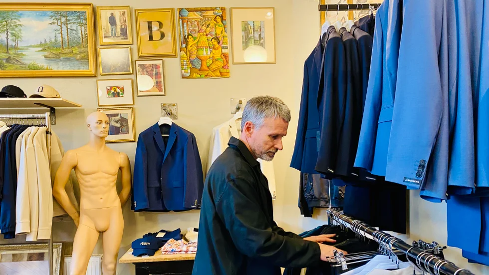 "Vi har ingen webshop, men vi har försäljning via Instagram, ett alternativ som blev vanligare under pandemin", säger Johan Svanström.