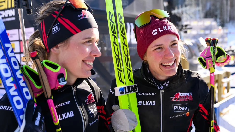 Elvira Öberg och Hanna Öberg, två stora hopp från Piteå Skidskytteklubb i stundande VM. Anna Magnusson är det tredje VM-hoppet från Piteå.