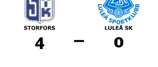 Isac Wiklund gjorde två mål när Storfors vann