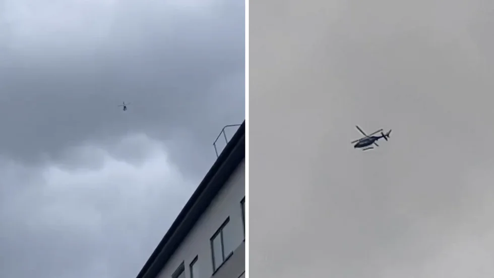 Många läsare hörde av sig undrandes varför en polishelikopter befann sig i luften ovanför Linköping.