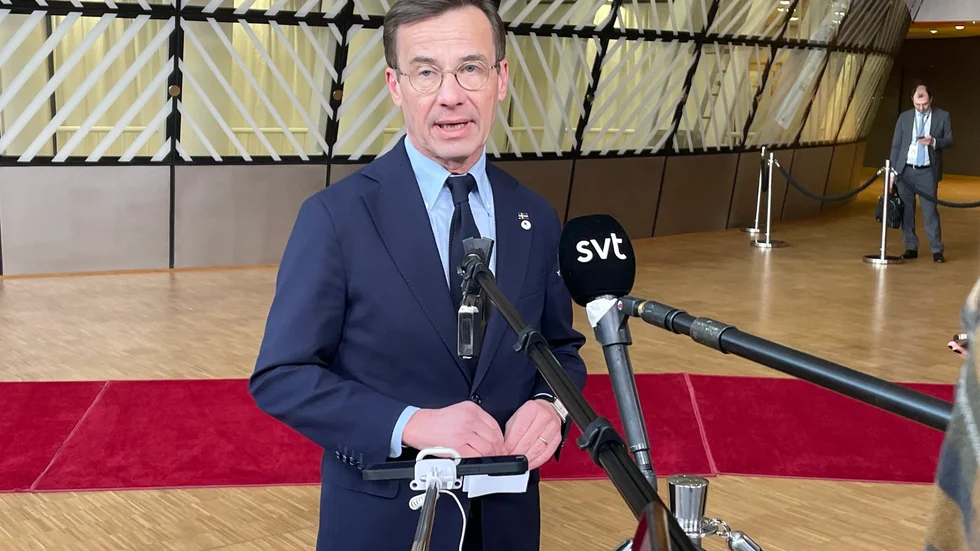 Statsminister Ulf Kristersson (M).