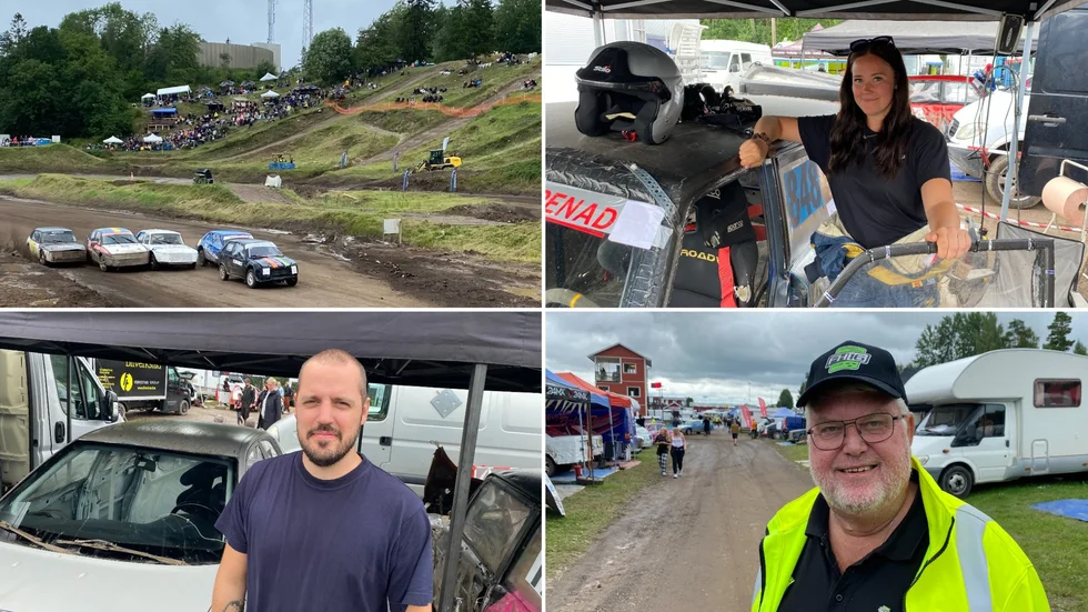 Folkracefestivalen 2024, dag två. Möt Moa Darnell som var både glad och irriterad efter körning i sin silverfärgade Volvo 145. Möt också Victor Gustafsson som ska trimma sin Audi till finaldagen på lördag och möt SMK Motalas ordförande Boije Ovebrink.