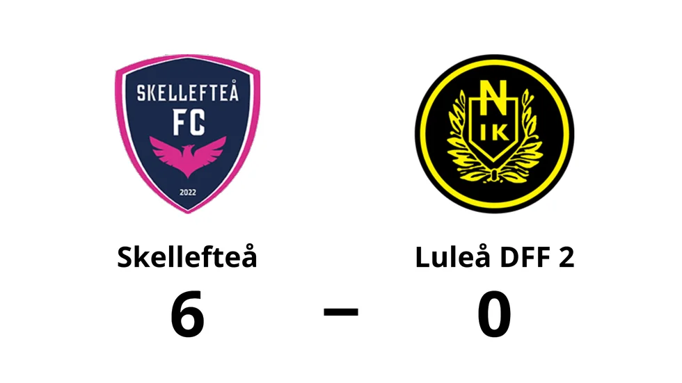 Skellefteå FC vann mot Luleå Fotboll DFF 2