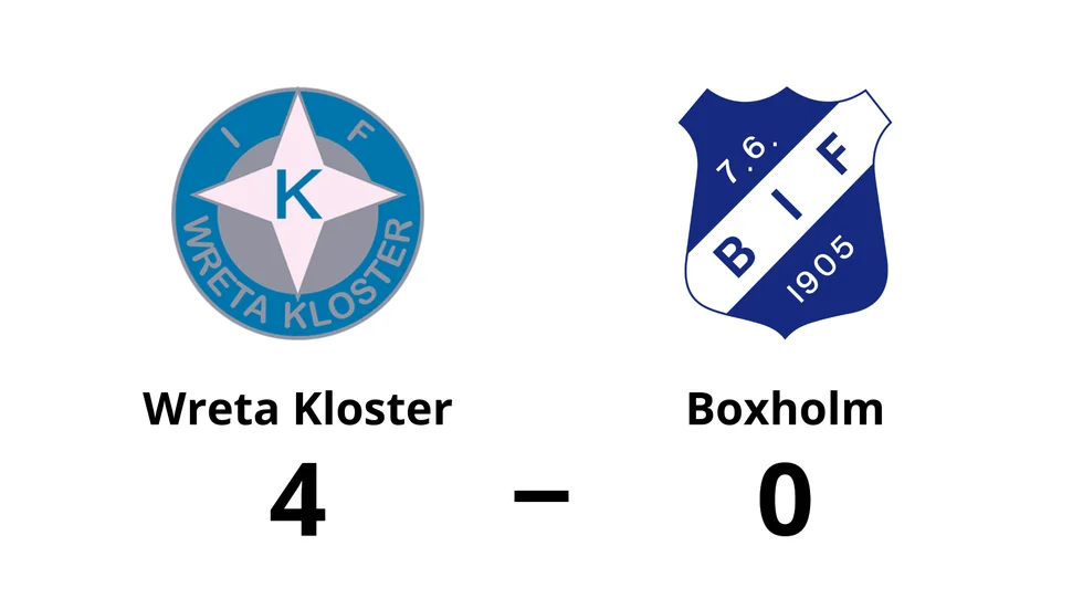 IFK Wreta Kloster vann mot Boxholms IF
