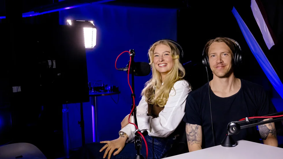 Magnus Tosser och Melanie Åström i podden Kranen