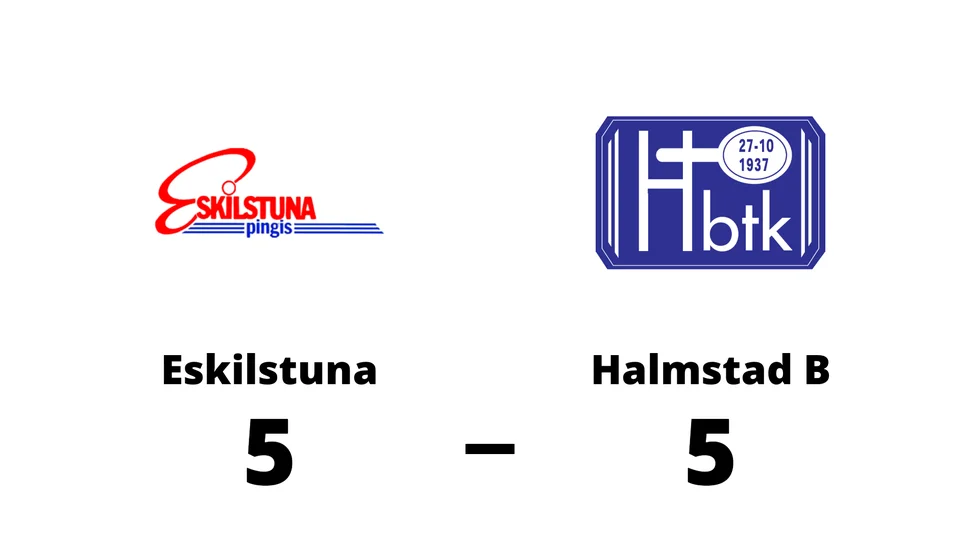 Eskilstuna BTK spelade lika mot Halmstad BTK B