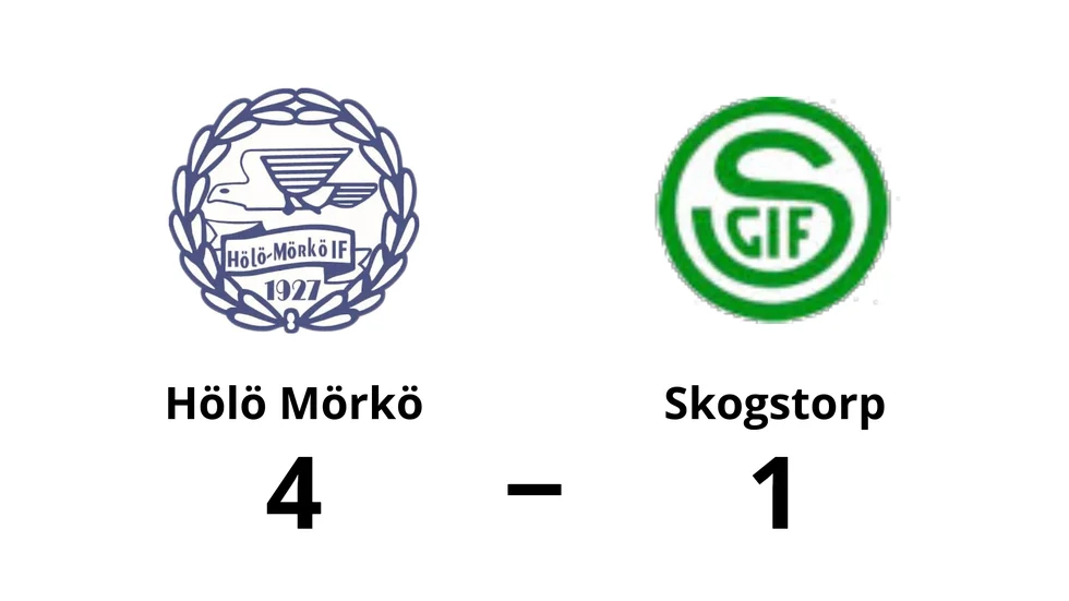 Hölö Mörkö IF vann mot Skogstorps GoIF