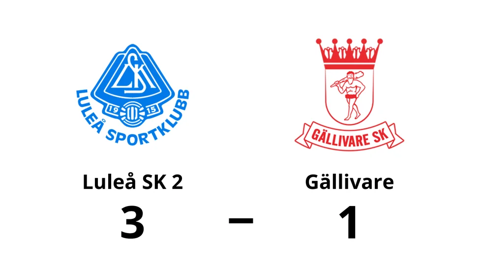 Luleå SK 2 vann mot Gällivare SK