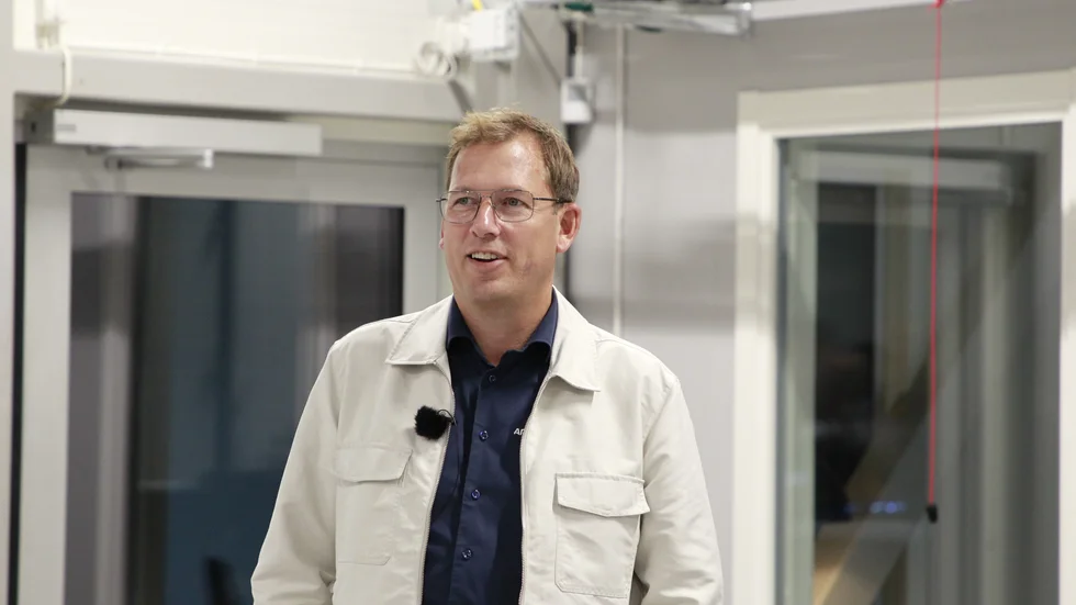 "Det är otroligt mycket som händer just nu", säger Jonas Jalar, vd för Arctic falls om alla satsningar som pågår. (Arkivbild)