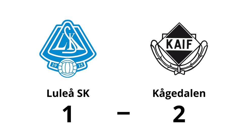 Luleå SK förlorade mot Kågedalens AIF